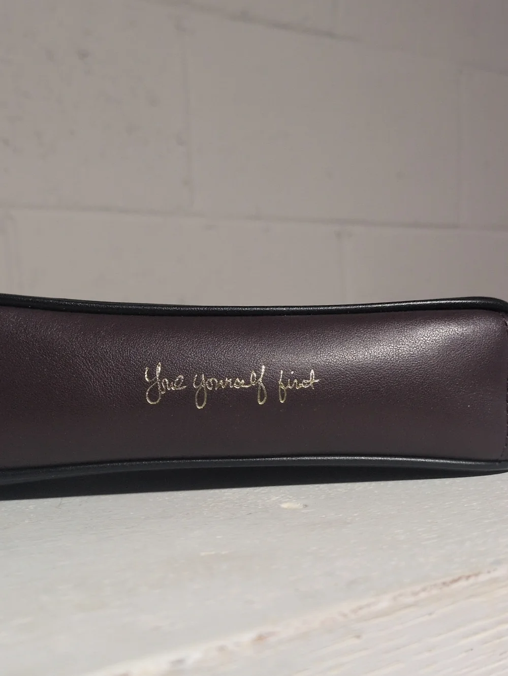 Selena Gomez x Coach Limited Edition Shoulder Bag/Clutch Wristlet, Black Leather